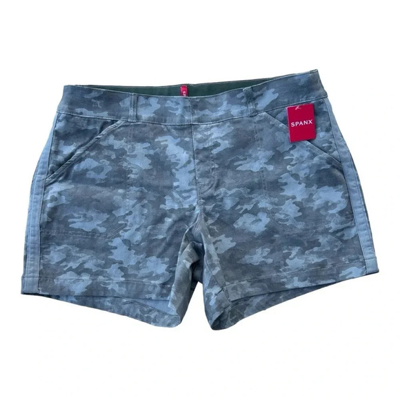 SPANX Stretch Twill Short - Stonewash Camo Comfort Stretchy Military Army - Picture 5 of 11